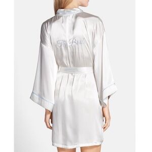 In Bloom by Jonquil The Bride Satin Wrap Satin Robe Small